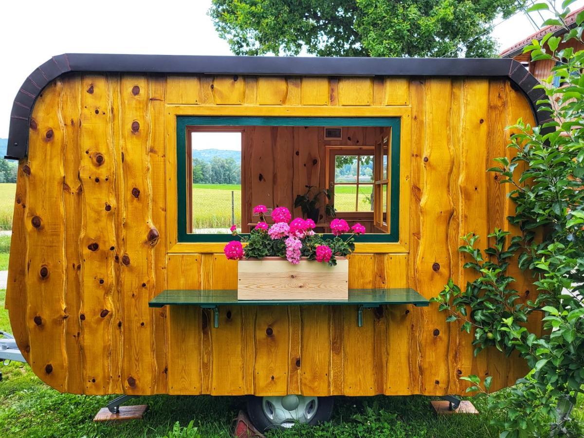 Unique Wooden Holiday House In Nature Lukovica pri Domžalah Exterior foto