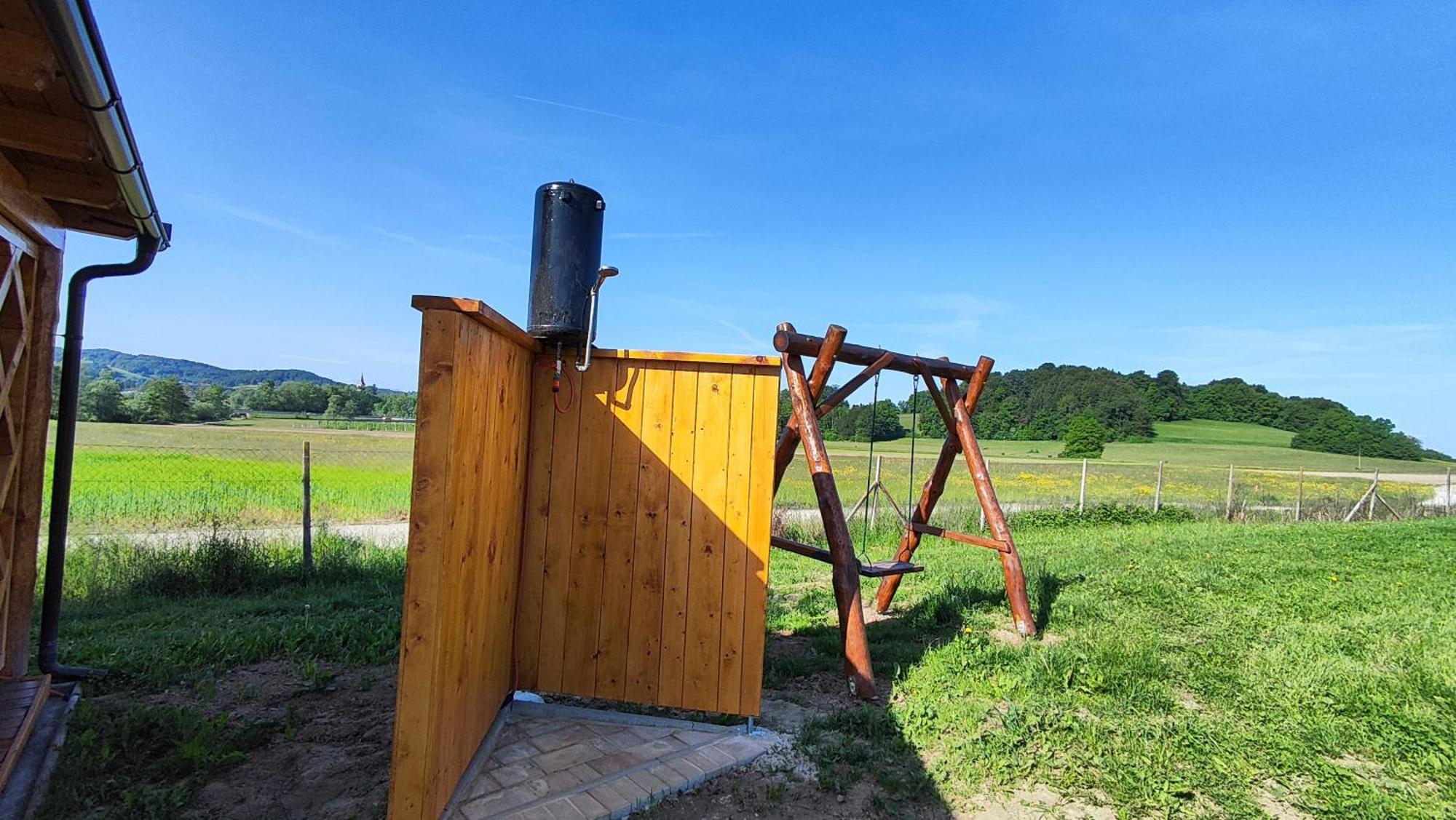 Unique Wooden Holiday House In Nature Lukovica pri Domžalah Exterior foto